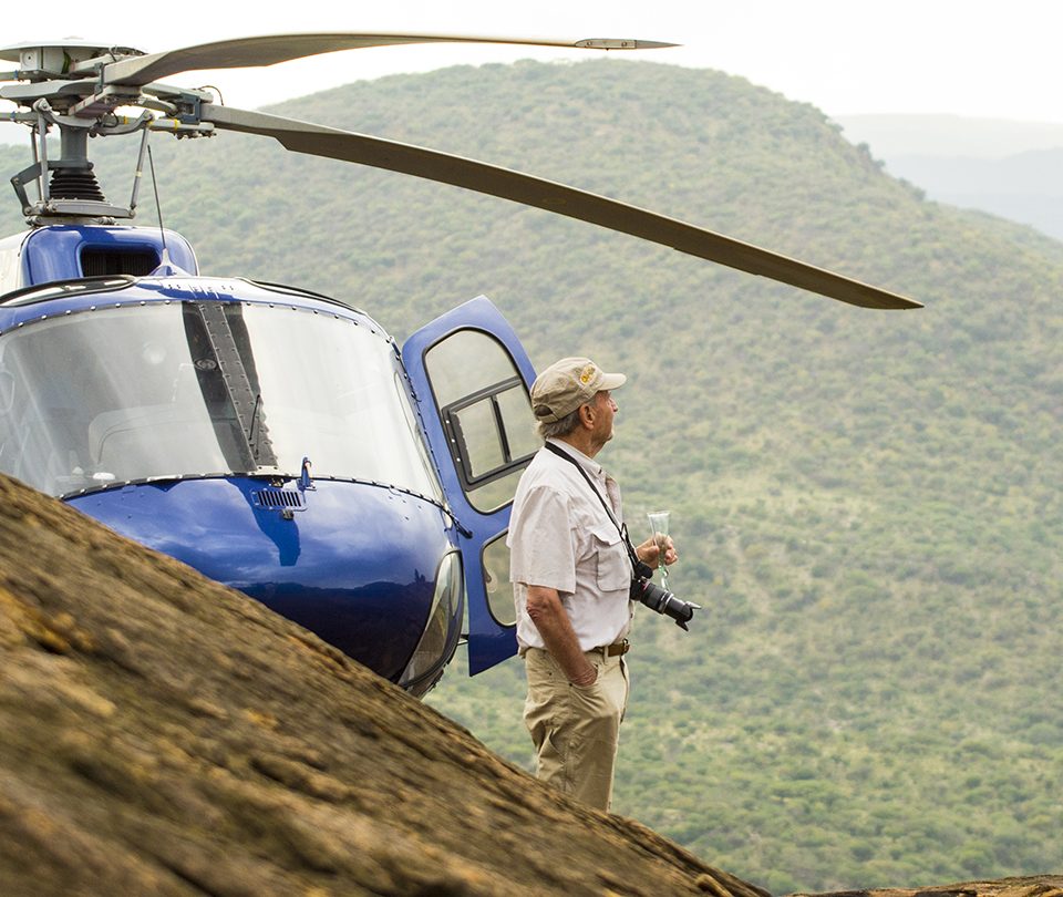 Helicopter safari Kenya